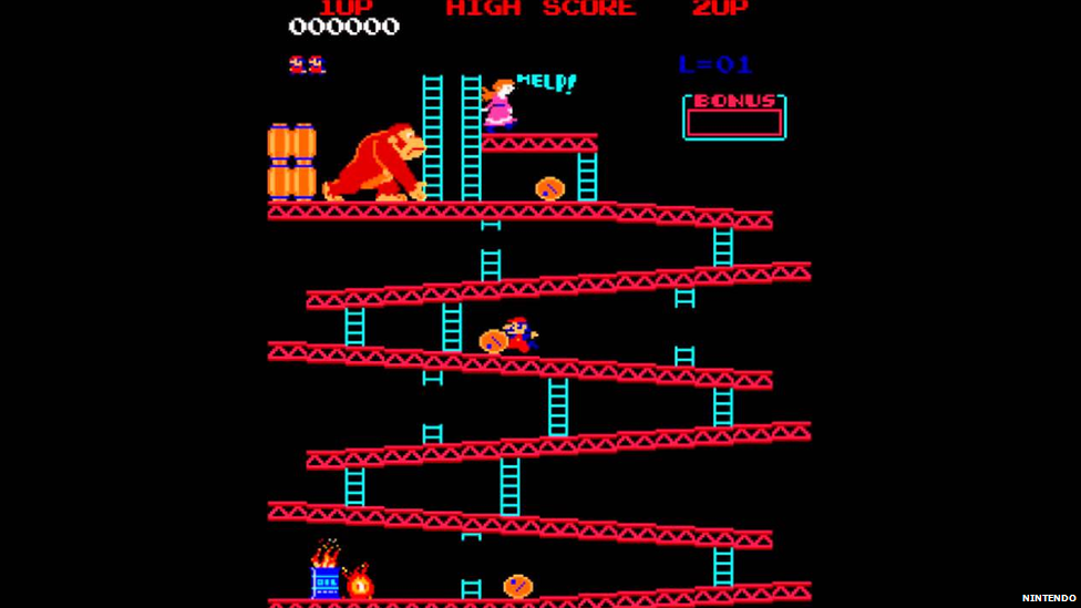 Donkey Kong Gameplay