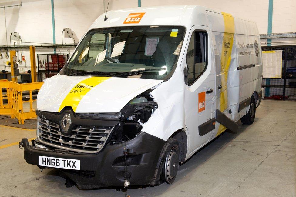 Van used in London Bridge attacks