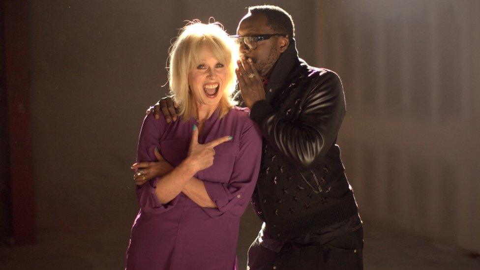 Joanna Lumley and will.i.am