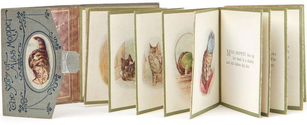 The Story of Miss Moppet, first edition in panoramic format