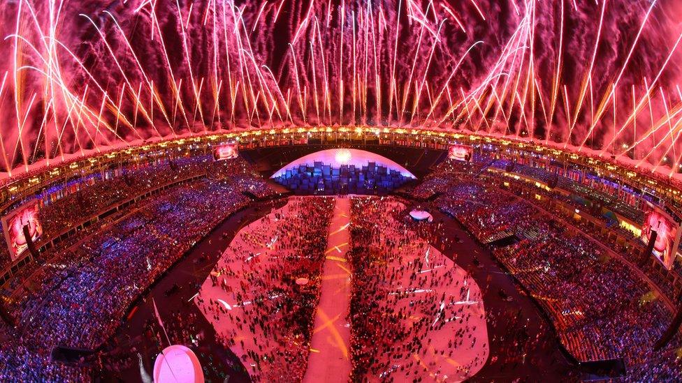 The 2016 Olympic games opening ceremony