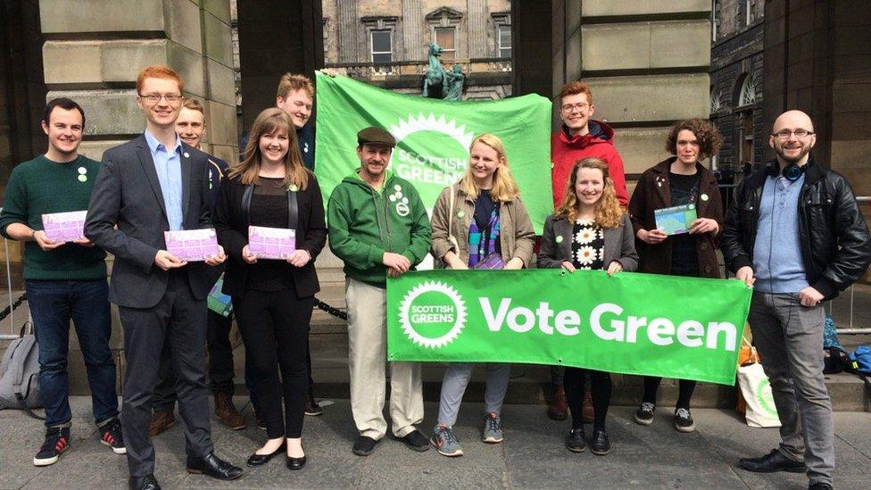 Greens campaigning