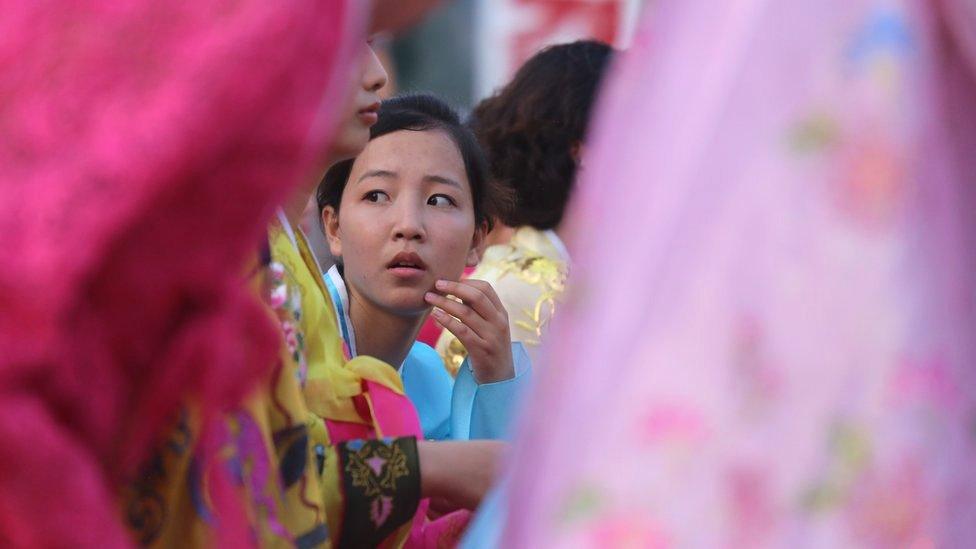 North Korean dancer