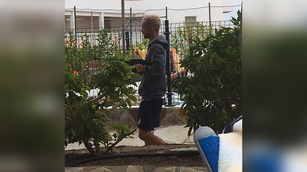 Holiday rep with gun in Tenerife