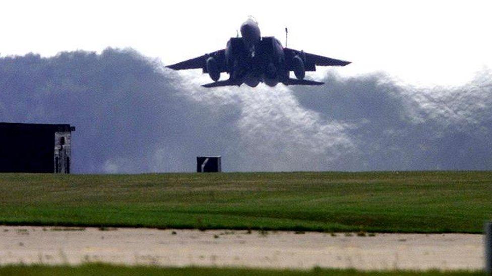 F15 jet at RAF Lakenheath