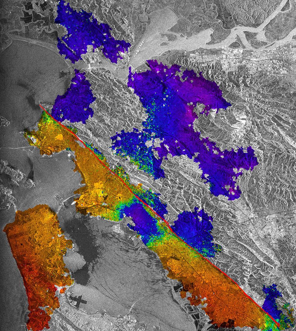 Radar interferogram