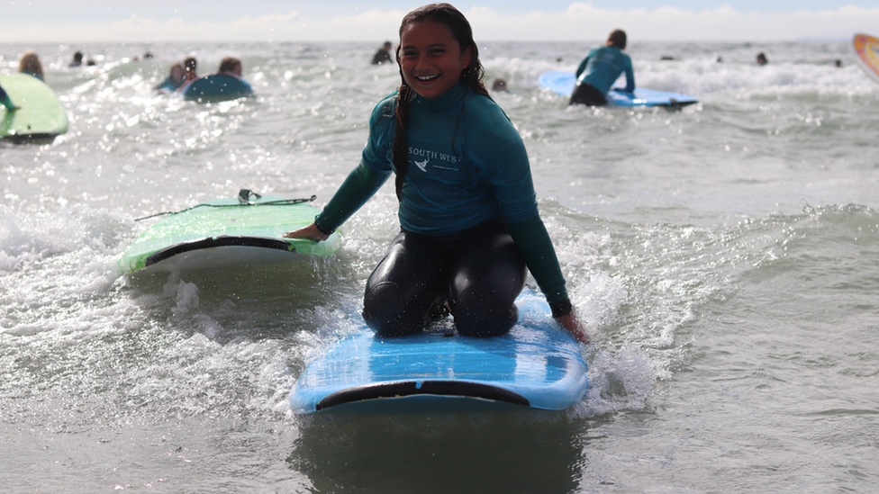 Surfer girl