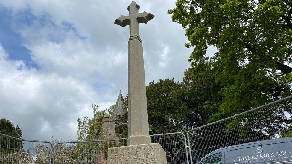 New Dymock memorial