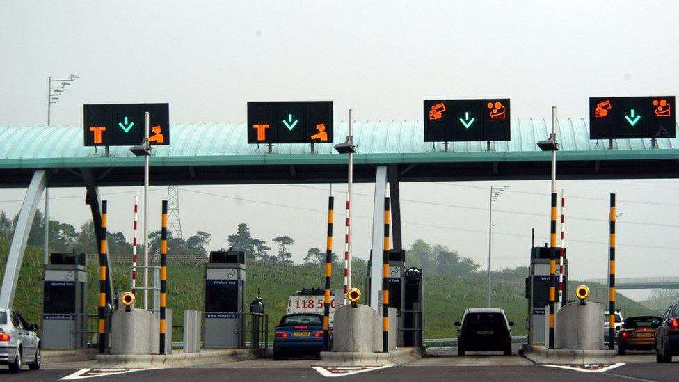 M6 Toll booths