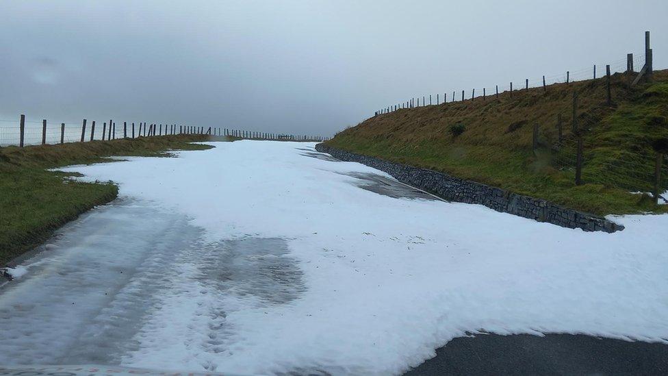 Snow on the Mountain Road