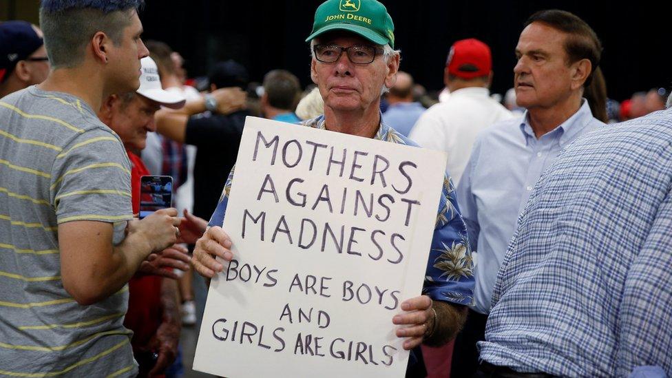 Protester in N Carolina