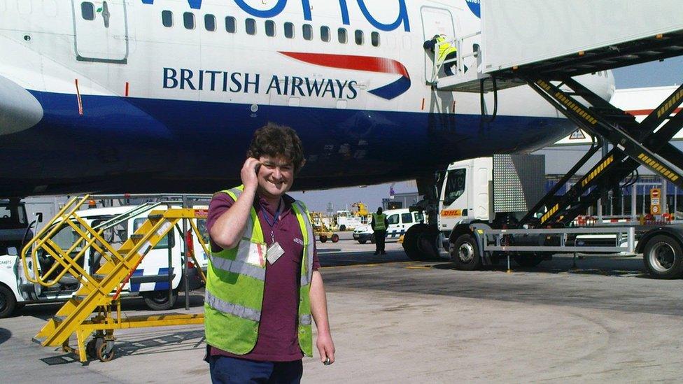 John Coles, pictured at Heathrow Airport