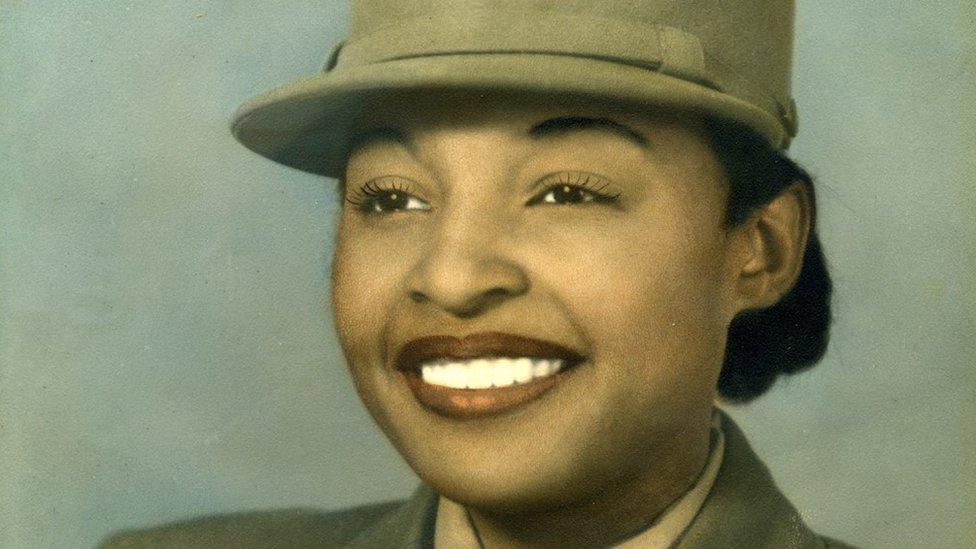 Mille Dunn Veasey in uniform