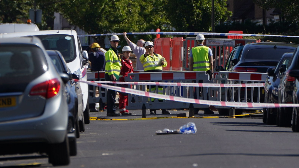 Galpin's Road gas explosion aftermath