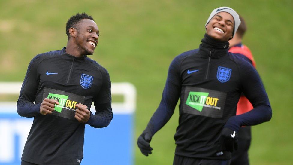 Danny Welbeck and Marcus Rashford