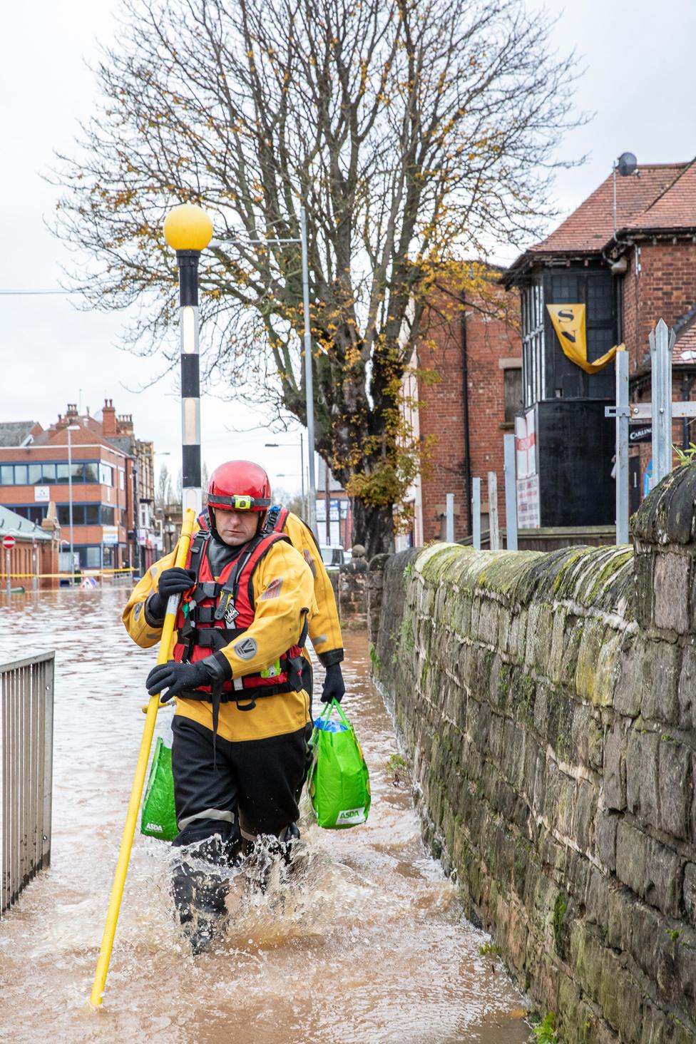 Flooding in Worksop