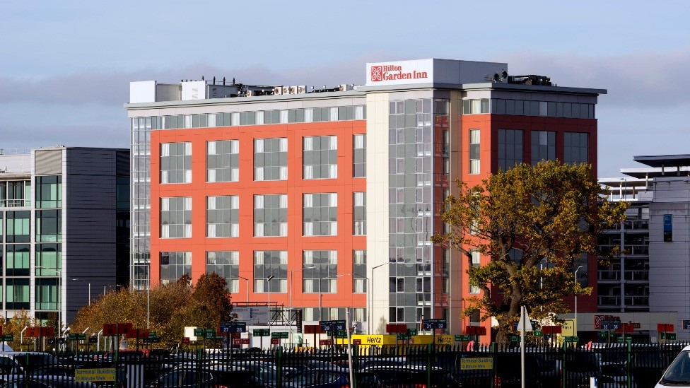 The Hilton Garden Inn at Birmingham airport