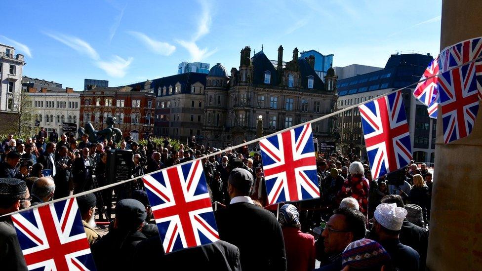 Crowds in Birmingham