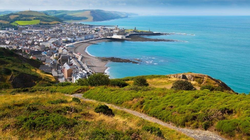 Coastal path aber