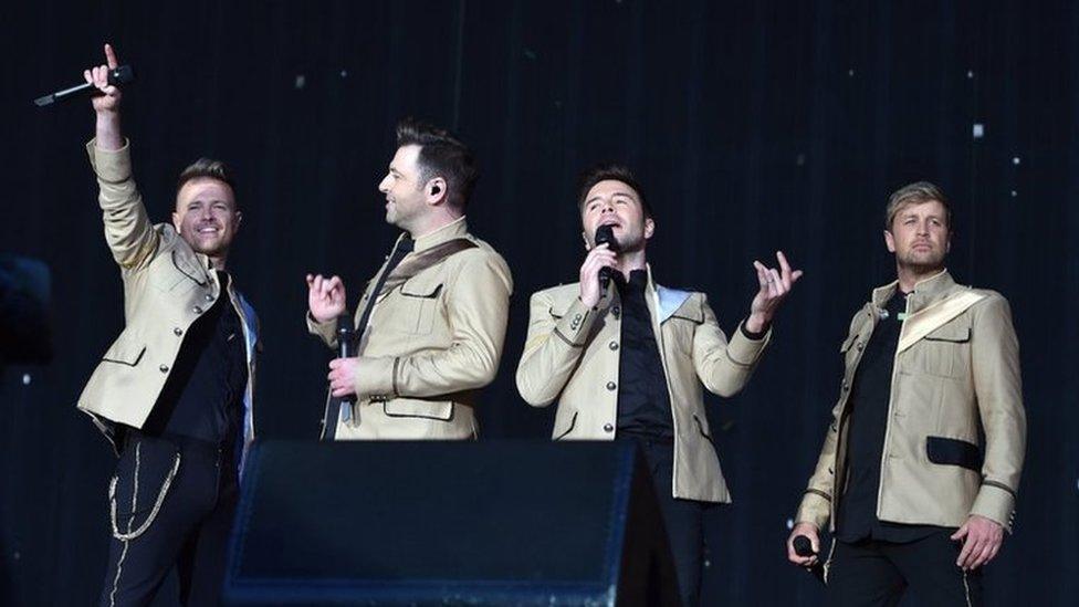 Westlife live in Hyde Park