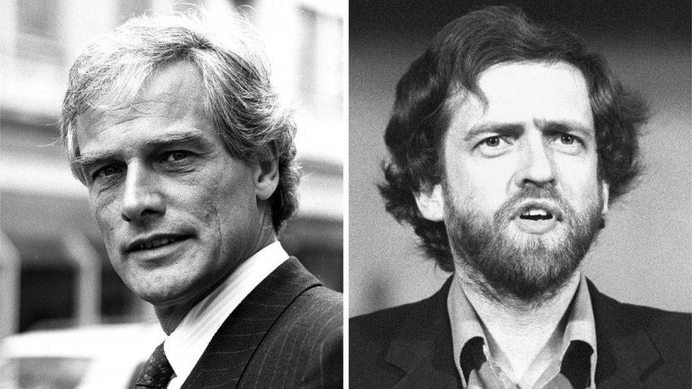 Robert Kilroy-Silk (left) and Jeremy Corbyn