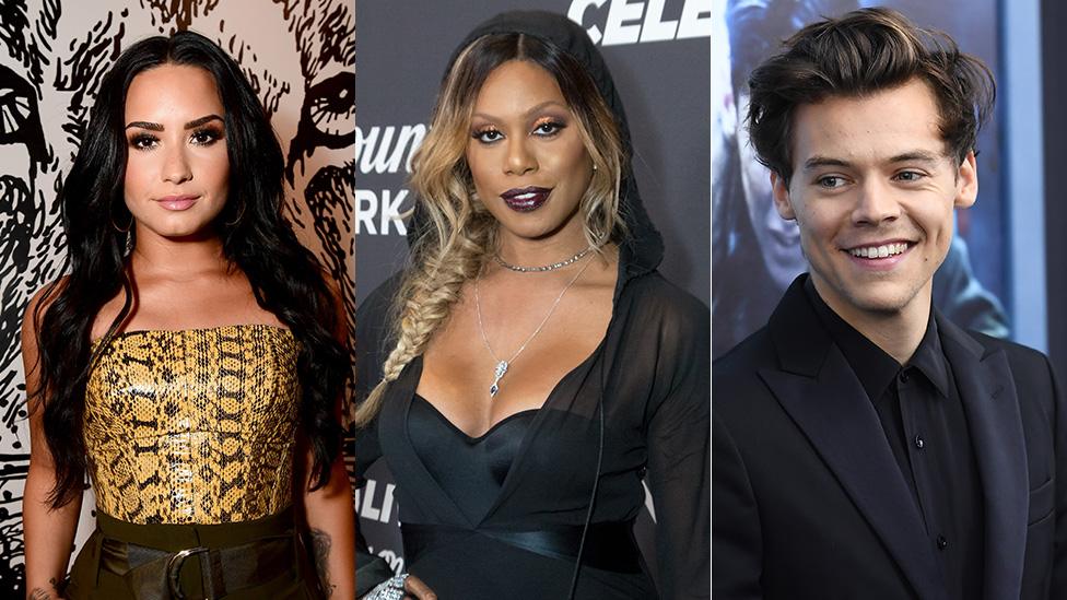 Demi Lovato, Laverne Cox, Harry Styles