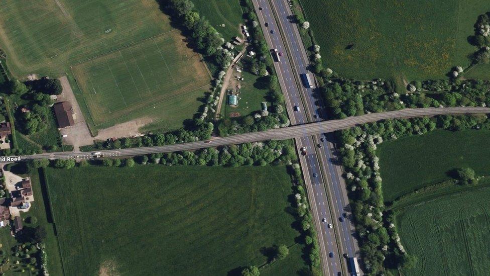 Google map view of the bridge