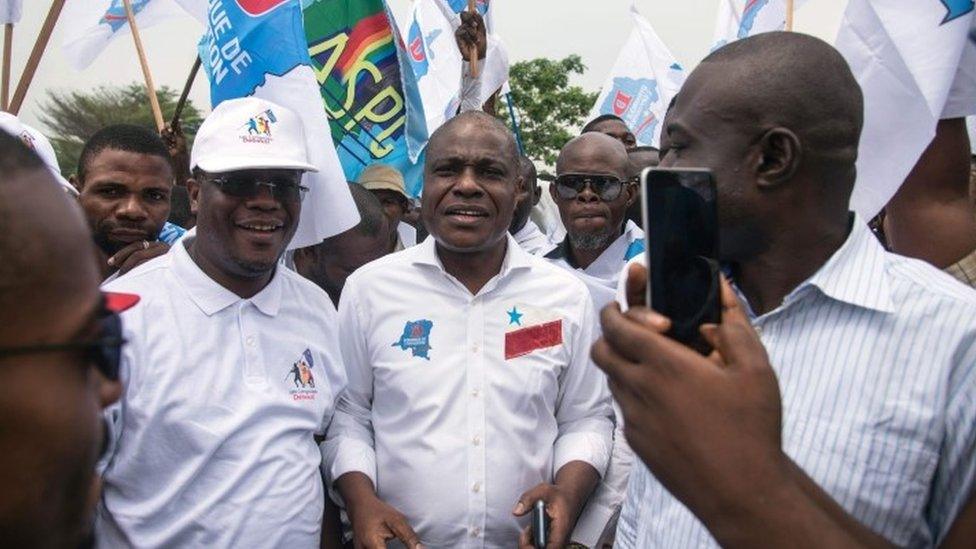 Congolese presidential candidate Martin Fayulu