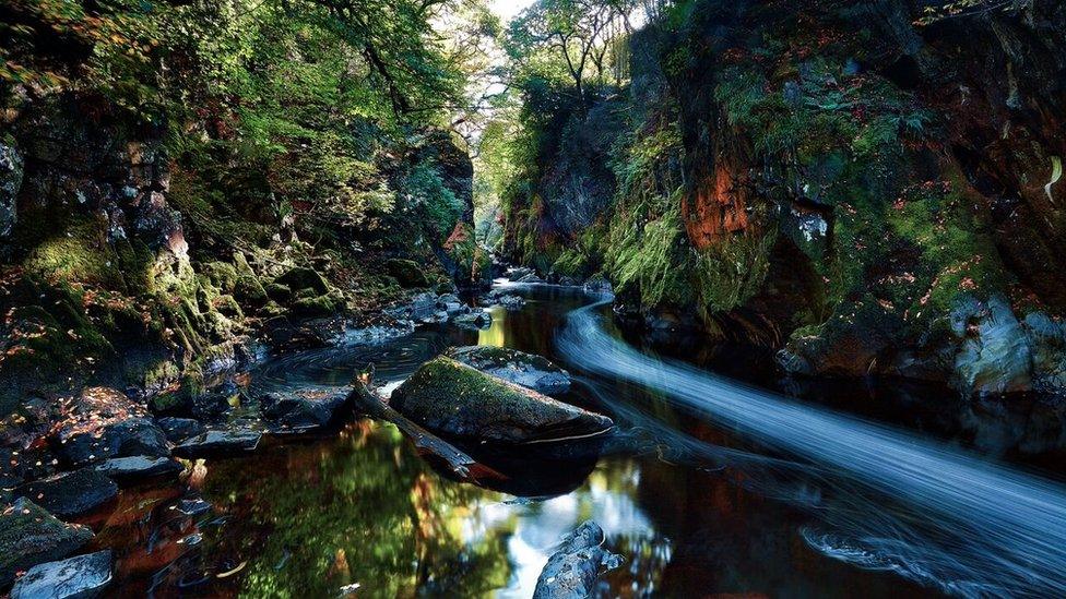 Fairy Glen ger Betws y Coed