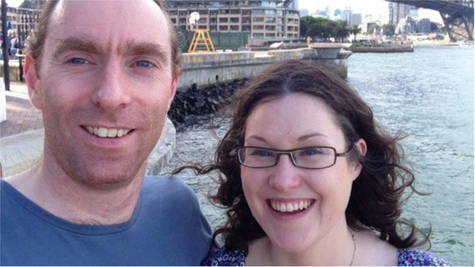 Dr John Hinds and his partner, Dr Janet Acheson, pictured in March 2014