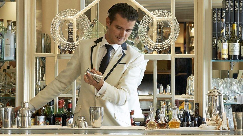 Erik Lorincz is head bartender at the American Bar in London