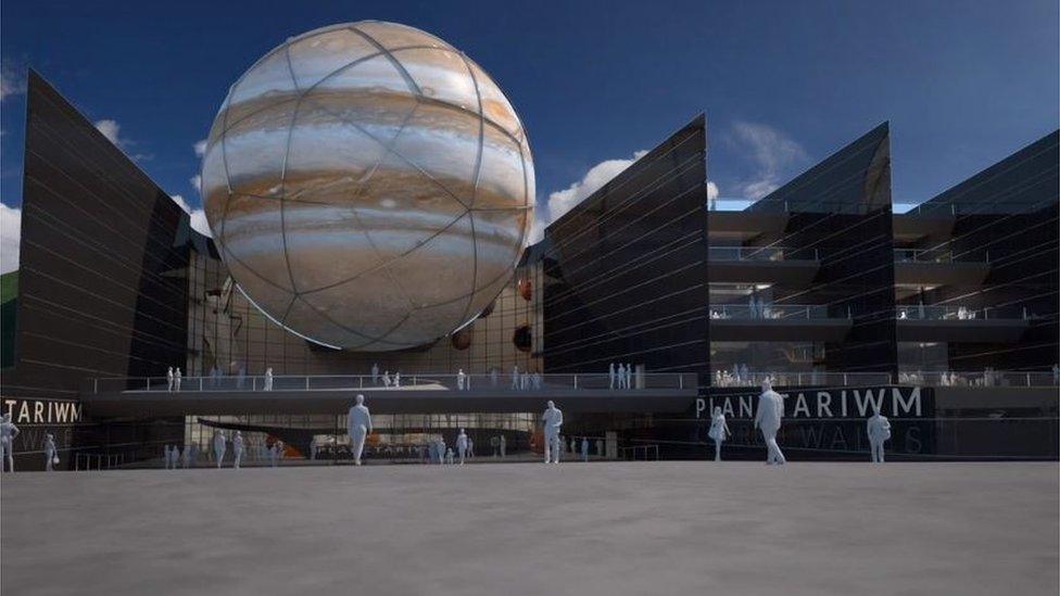 The planned Planetarium of Wales