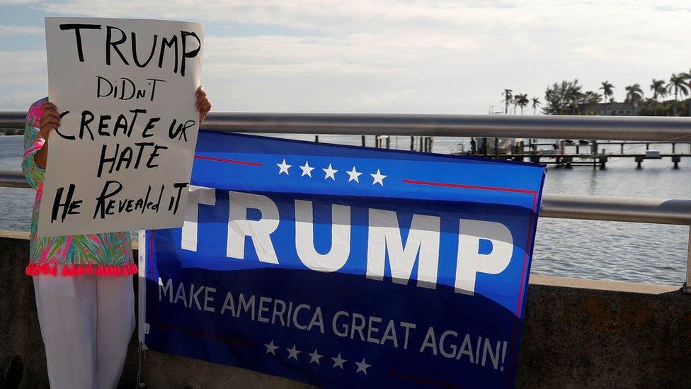 A Donald Trump supporter in Florida