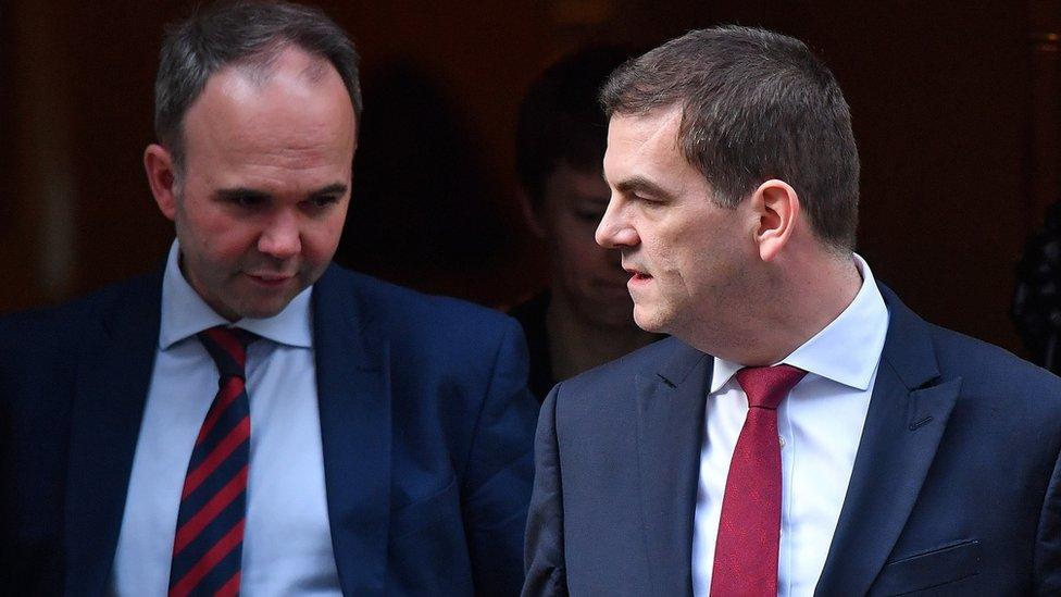 Gavin Barwell and Olly Robbins