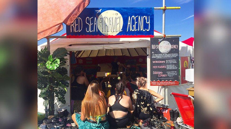 The Red Sea Travel Agency's menstruation space