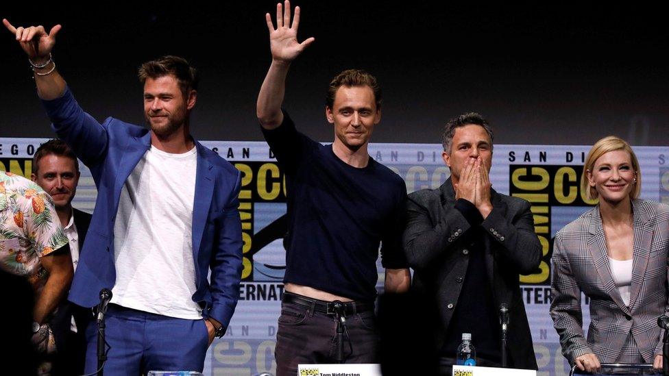 Chris Hemsworth, Tom Hiddleston, Mark Ruffalo and Cate Blanchett