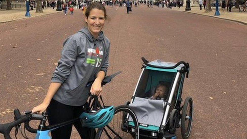 Laura pujol with bike