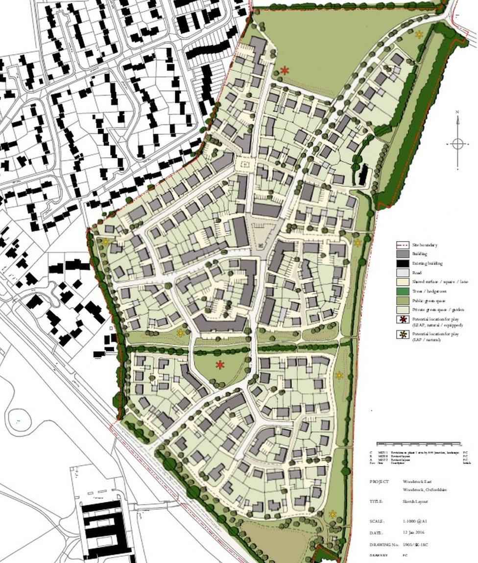 Reduced Woodstock East plans