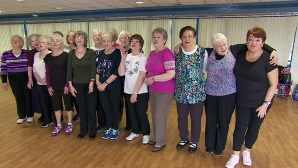 Members of the WISPA fitness class