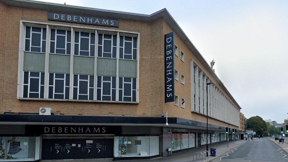 Debenhams store