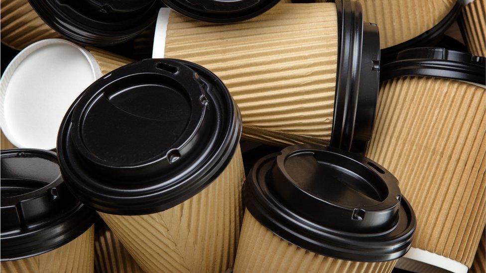 Paper coffee cups