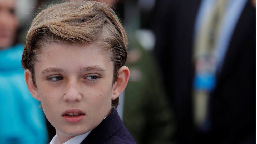 Photo of Barron Trump