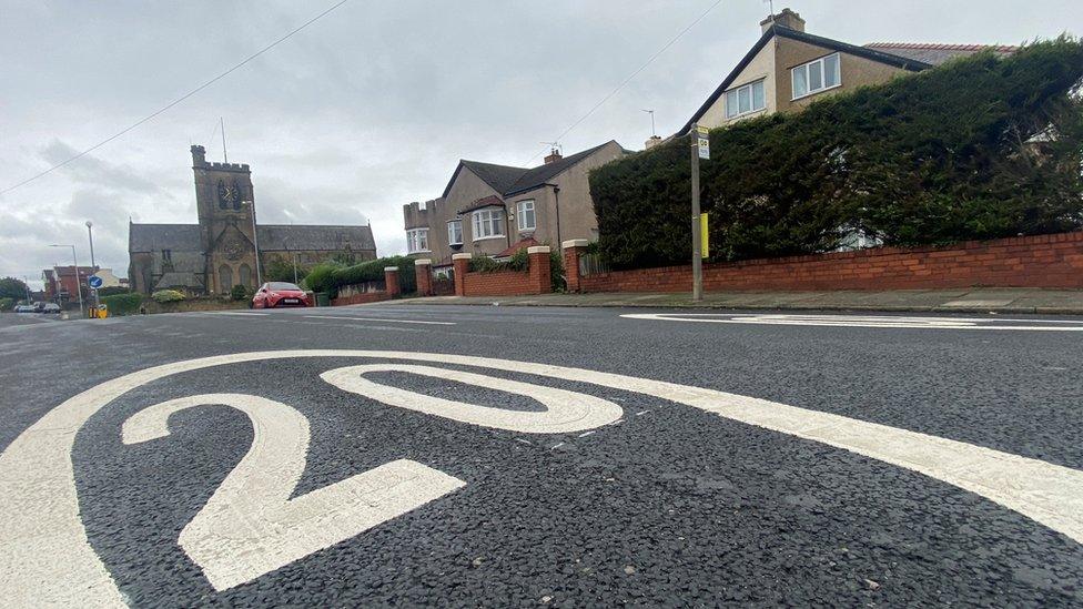 New 20mph limit on Claremount Road, Wallasey