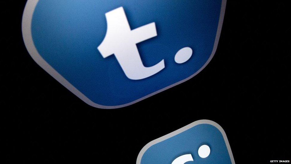 The Tumblr logo