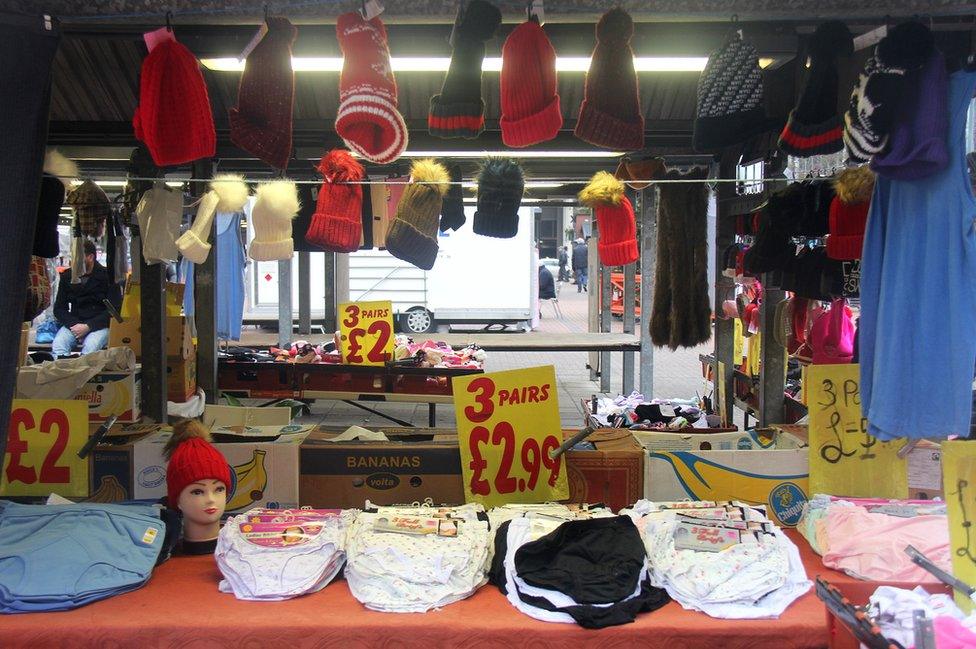 Clothes stall