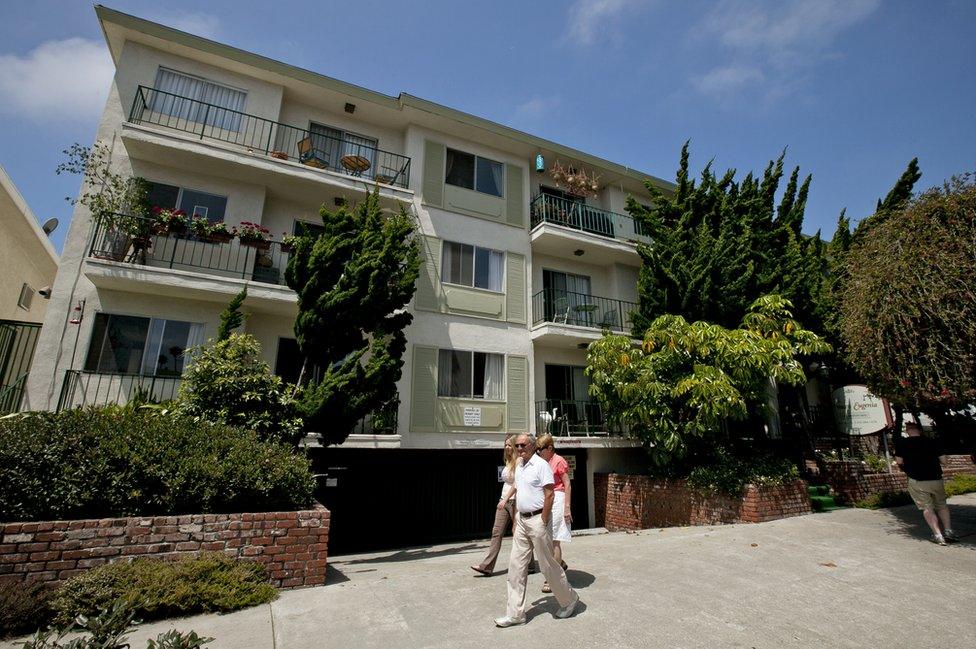 Whitey Bulger's apartment building in Santa Monica