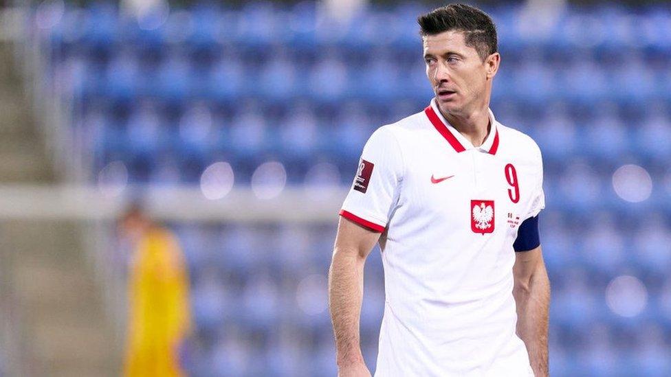 Poland football captain Robert Lewandowski