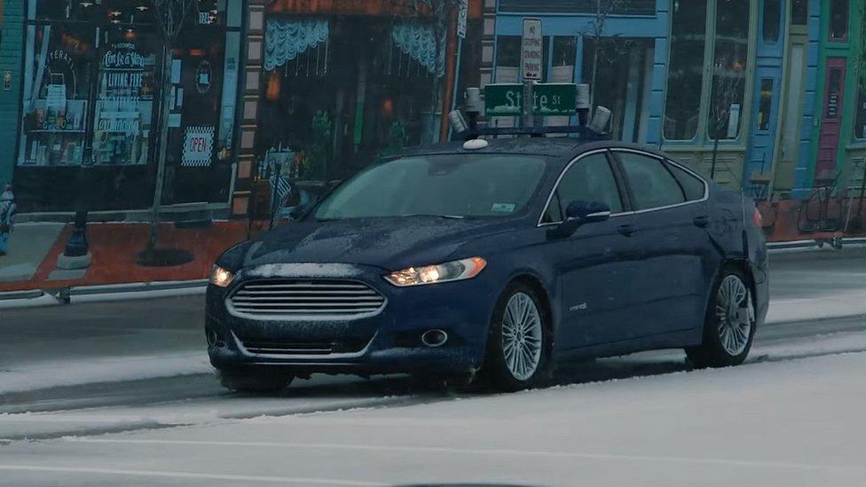 Ford driverless car