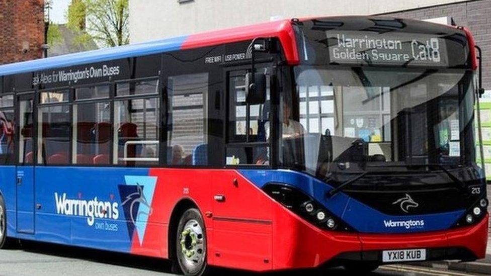 Warrington bus