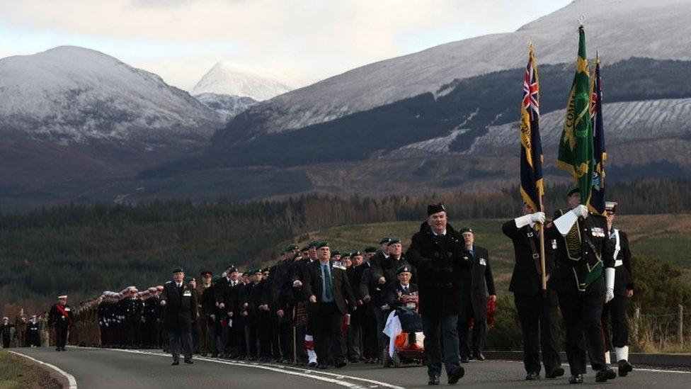 Parade through Fort William